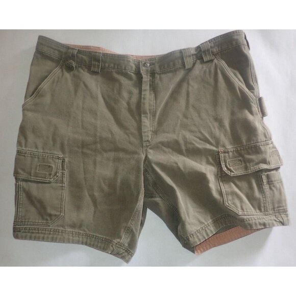 Duluth Trading Mens Fire Hose  Carpenter Shorts Size 48 Relaxed Fit‎ Green 11" - Picture 1 of 7